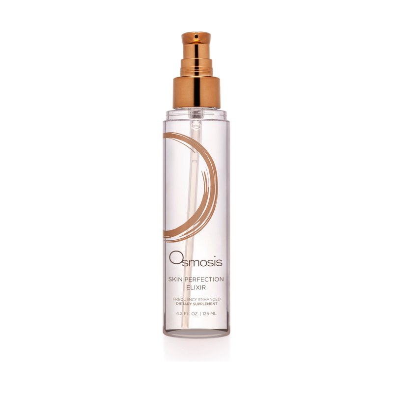 Osmosis Skin Perfection Elixir 125 mL, copper-brown box with white brushstroke ring, front